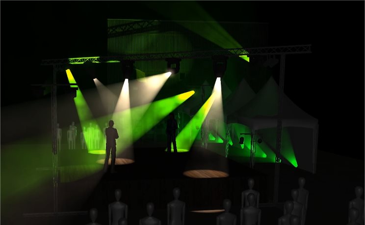 Simulation 3D - Gala de boxe